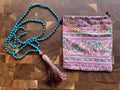 Turquoise Mala Beads – Calm, Communication & Golden Tassel