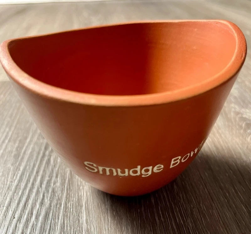 Earthy Clay Smudge Bowl Incense Holder