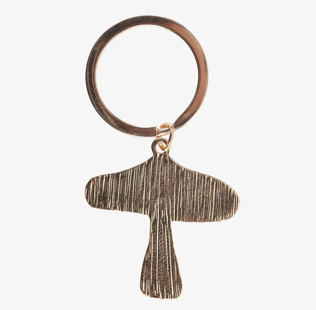 Lucky Toadstool Key Ring – Mushroom Charm, Forest Magic Accessory