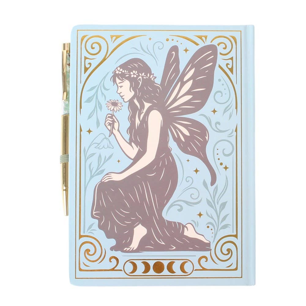 Magical Fairy Tales A5 Notebook with Beautiful Crystal Pen