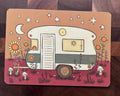 Vintage Caravan Boho Mini Art Post Card