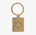 The Star Gold Toned Witchy Boho Tarot Key Ring