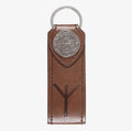 Viking Protection Rune Faux Leather Key Ring