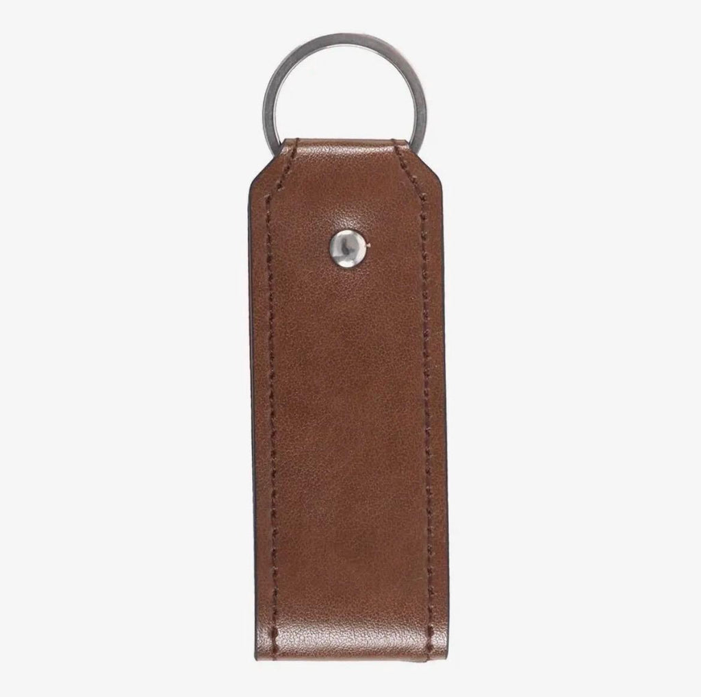 Viking Protection Rune Faux Leather Key Ring