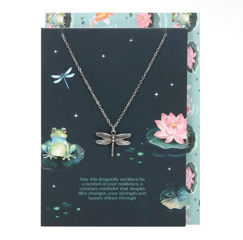 Dragonfly Necklace – Transformation & Nature-Inspired Gift