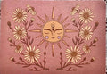 Sun Daisy Celestial Postcard Mini Art Print