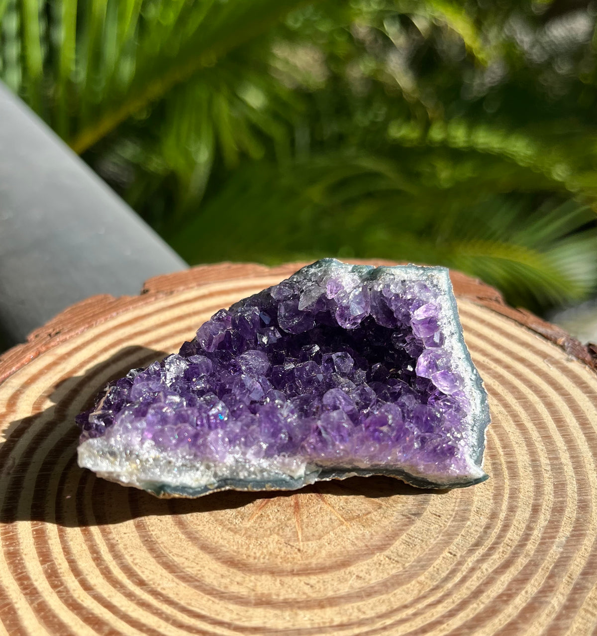 Dark Purple Amethyst Crystal Cluster