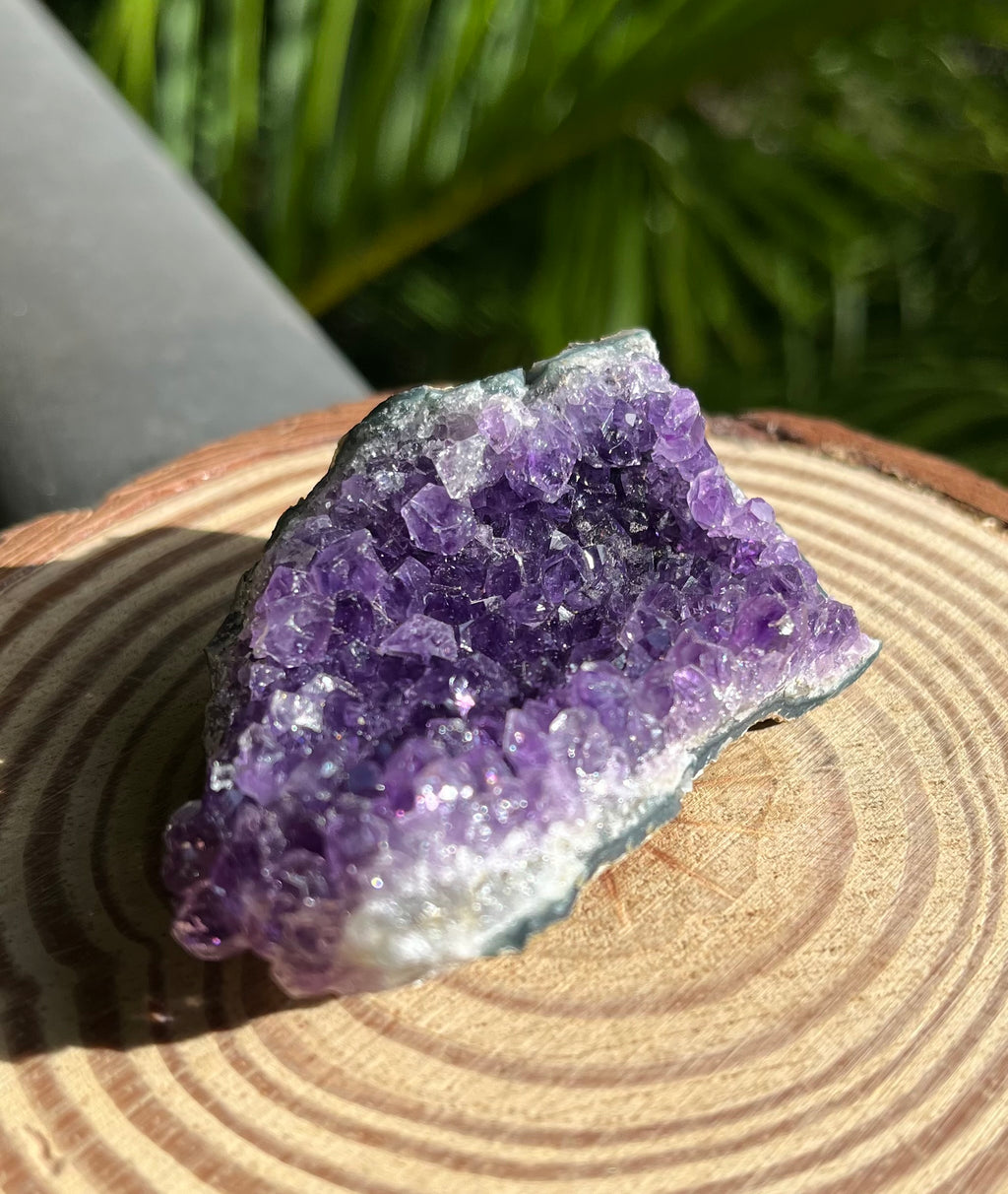 Dark Purple Amethyst Crystal Cluster