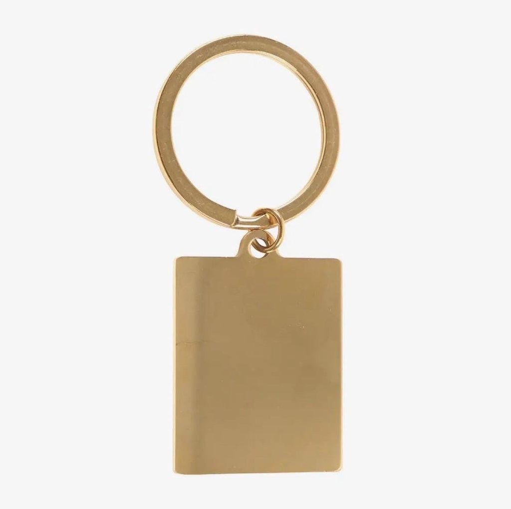 The Star Gold Toned Witchy Boho Tarot Key Ring