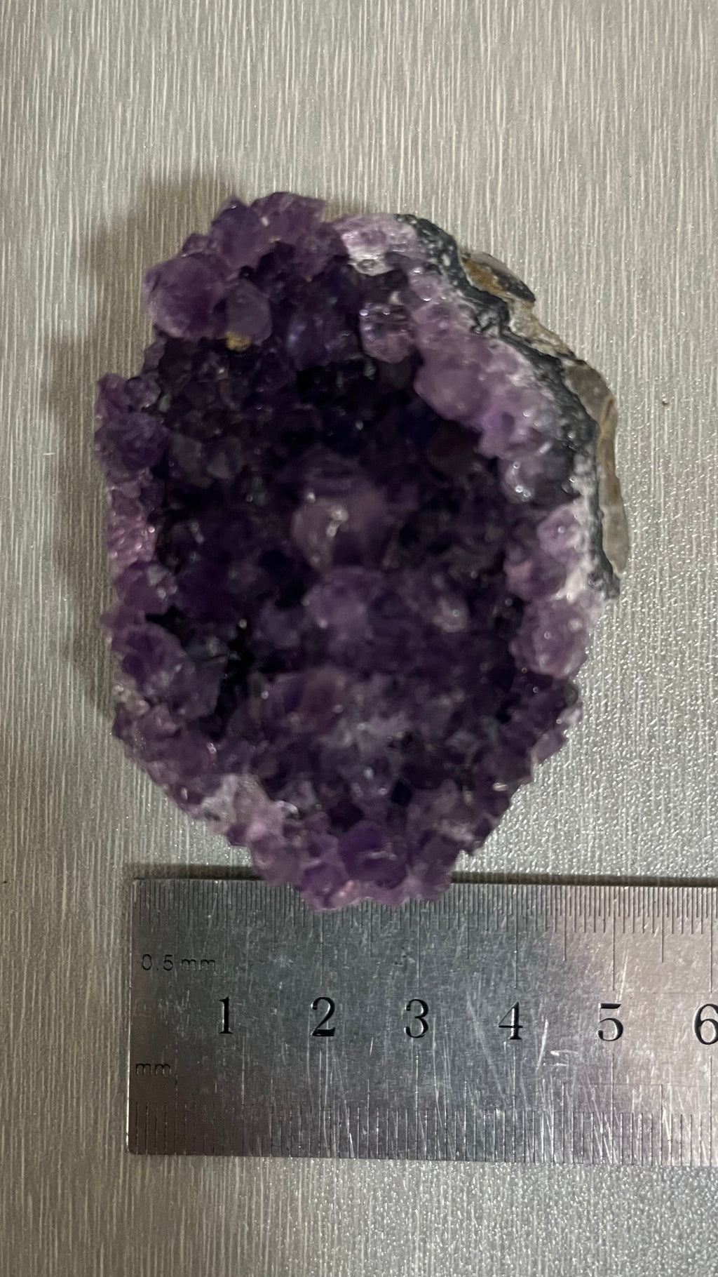 Genuine Dark Purple Amethyst Crystal Cluster