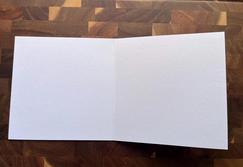 Boho Sacred Celestial Sun Face - Blank Greeting Card