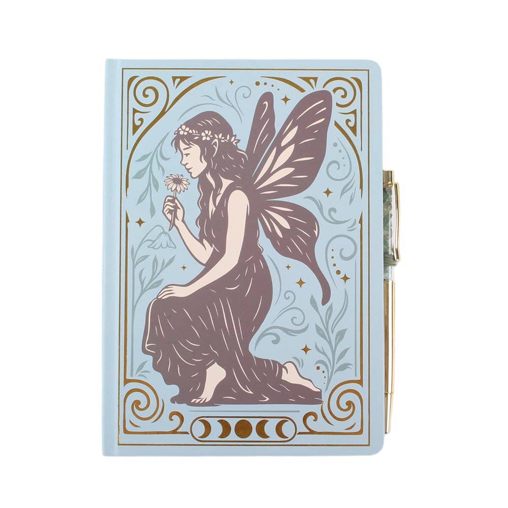 Magical Fairy Tales A5 Notebook with Beautiful Crystal Pen